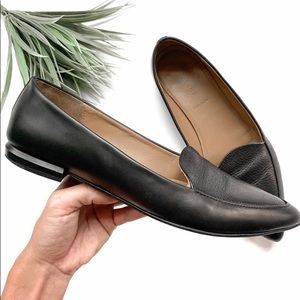Everlane Modern Point Loafer Flat Black